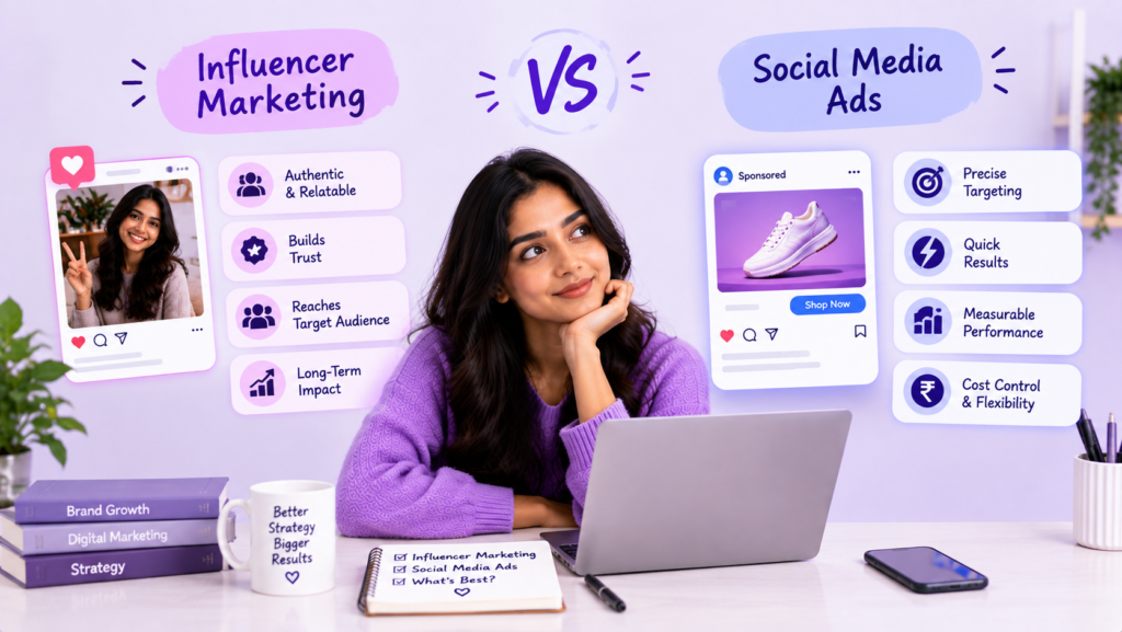 Influencer Marketing vs Social Media Ads: Which One Is Better for Your Brand?
