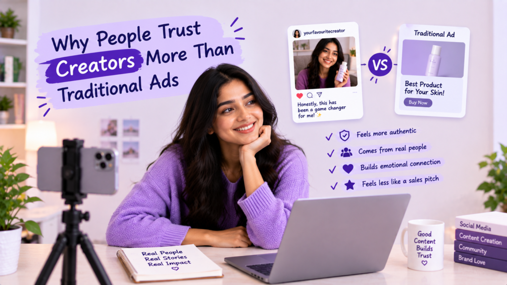 Why People Trust Creators More Than Traditional Ads