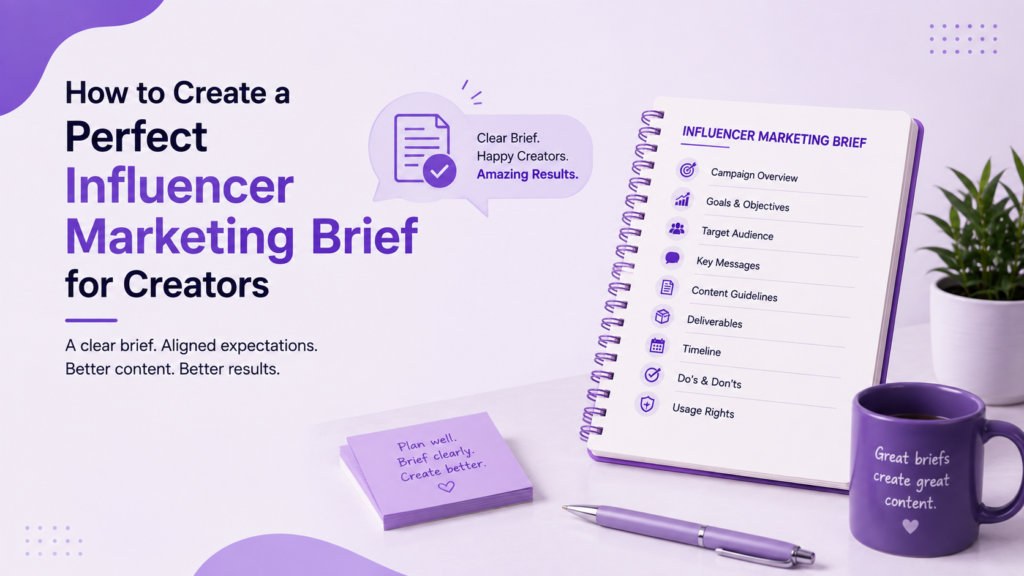 How to Create a Perfect Influencer Marketing Brief for Creators